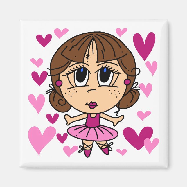 Imán Ballerina Chica (Frente)