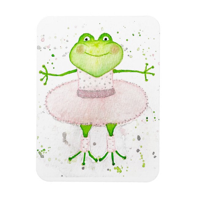 Imán Ballerina Frog (Vertical)