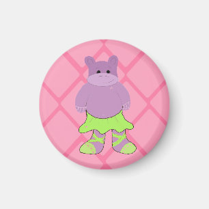 Imán Ballerina Hippo