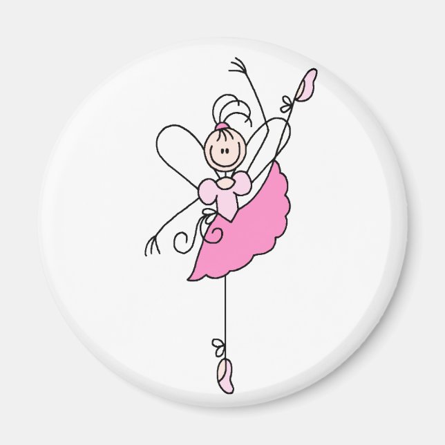 Imán Ballerina Stick Figura 5 Magnetoscopio (Frente)