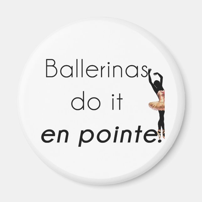 Imán ¡Ballerinas! (Frente)