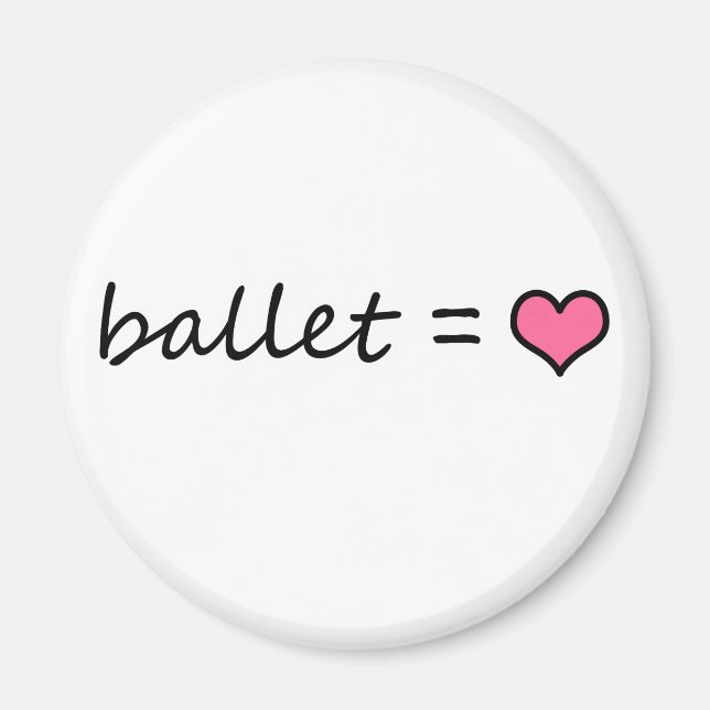 Imán Ballet = Amor (Frente)