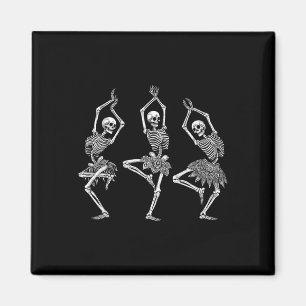 Imán Ballet de danza Skeleton Ballet Halloween Costu