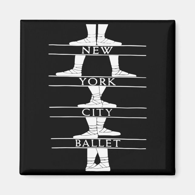 Imán Ballet de la Ciudad de Nueva York Clic (Frente)