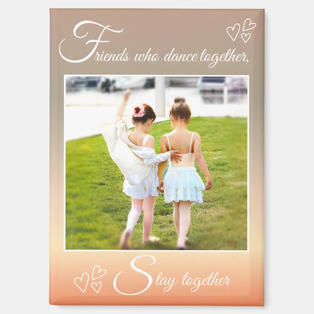 Imán Ballet Mejor Amigos Cuestionan Cita De Baile Y Fot (Anverso)