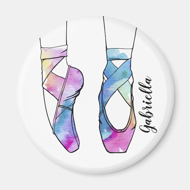 Imán Ballet personalizado de Ballerina (Frente)