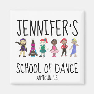 Imán Ballet Recital de personalizado Dance Studio Schoo