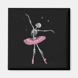 Imán Ballet Skeleton Halloween Disstume Funny Skull