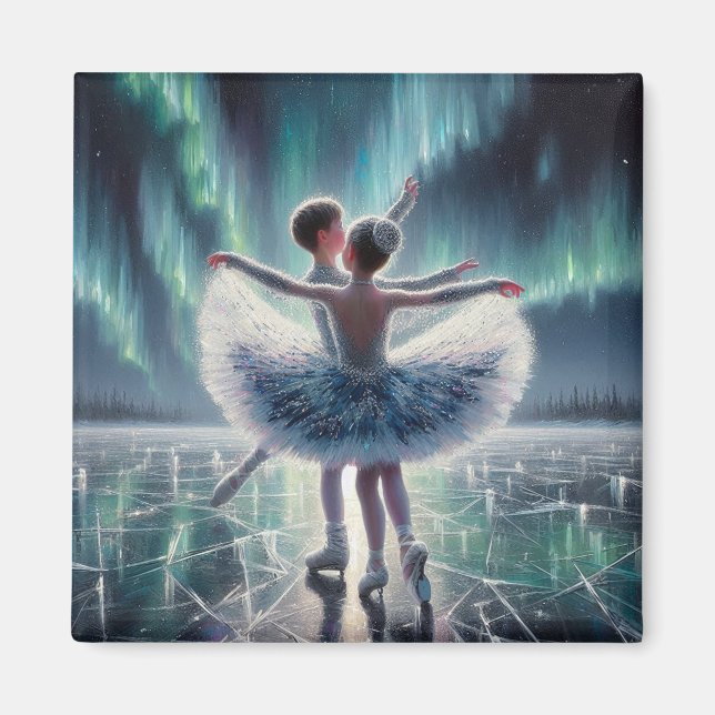 Imán Ballet sobre hielo (Frente)