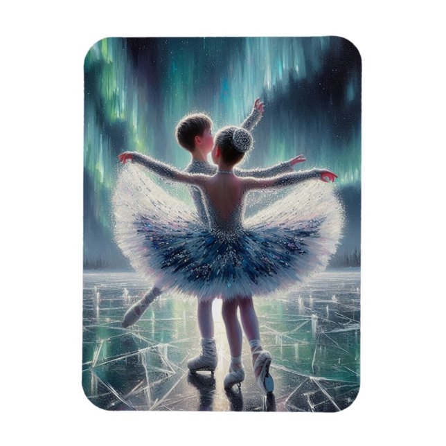 Imán Ballet sobre hielo (Vertical)