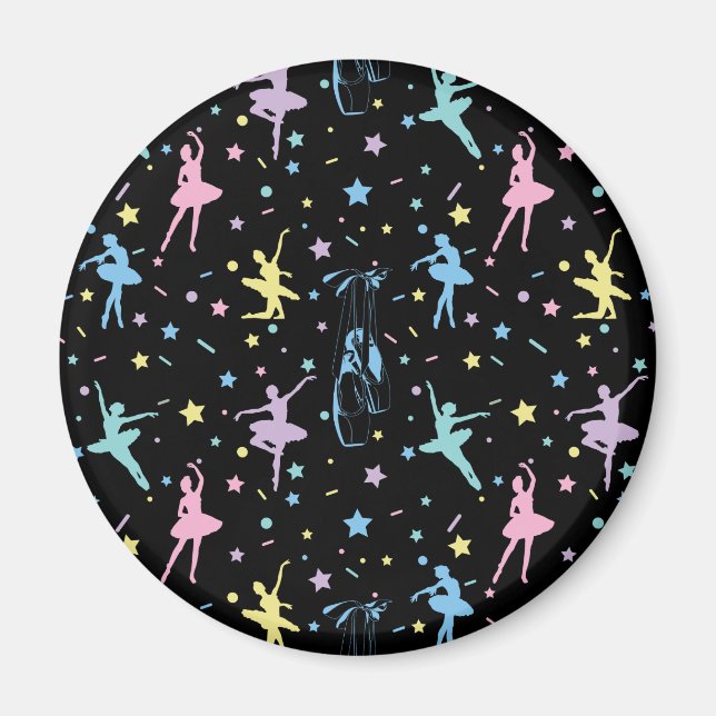 Imán Ballet - Zapatos de bailarina Ballerina (Frente)