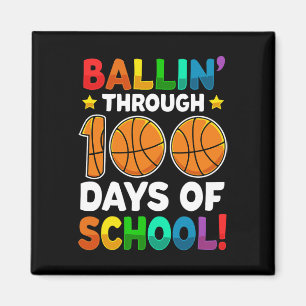 Imán Ballin' A 100 Días De Básquetbol Escolar Para