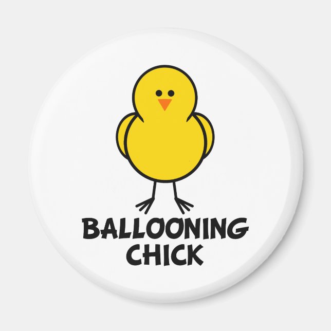 Imán Ballooning Chick (Frente)