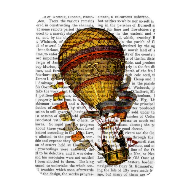 Imán Balón de aire caliente Le Pilote (Vertical)