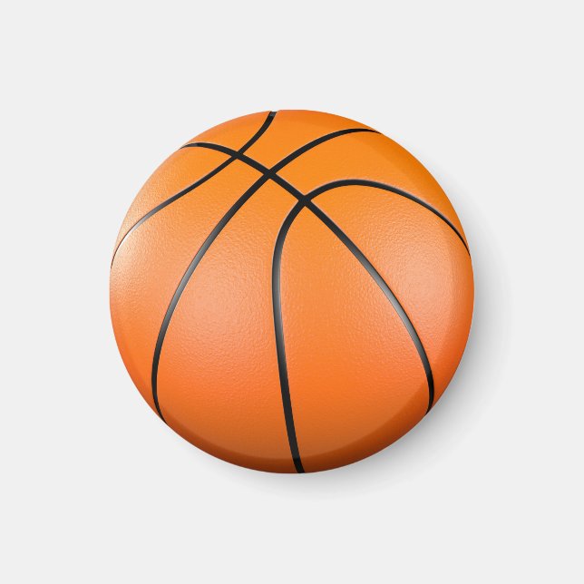Imán balón de baloncesto 3D (Frente)