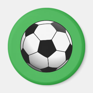 Imán Balón de fútbol en verde