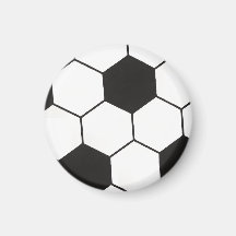 Balón de Fútbol Patrón Geométrico Blanco y Negro