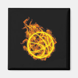 Imán Baloncestista de baloncesto de fuego Flamante juga