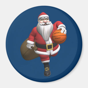 Imán Baloncestista de Santa Claus