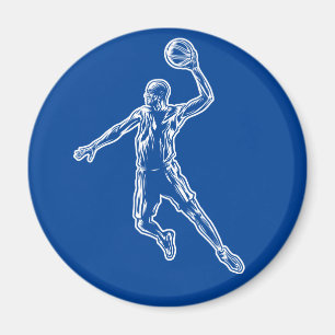 Imán Baloncestista Slam Dunk Light Design