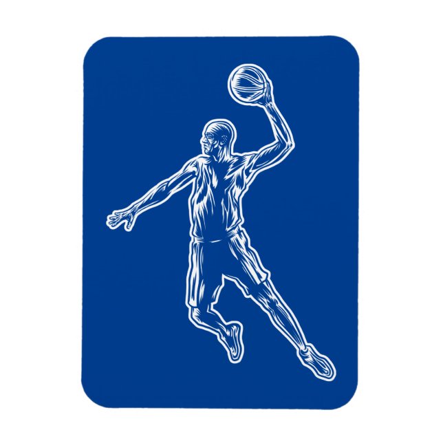 Imán Baloncestista Slam Dunk Light Design (Vertical)