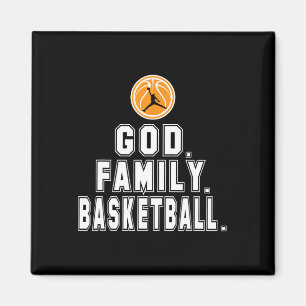 Imán Baloncestistas Familia Dios Jugador Cristiano
