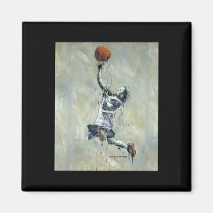 Imán Baloncestistas Layup Shot