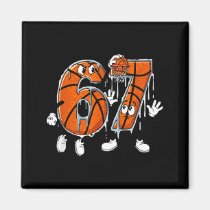 Imán Baloncesto 67 Seis Siete Meme Cool 6 7 Divertido G