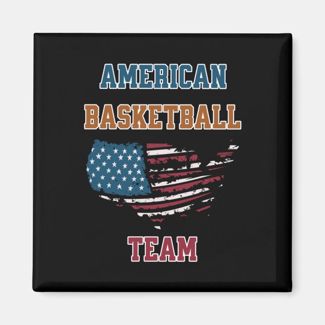 Imán Baloncesto americano (Frente)