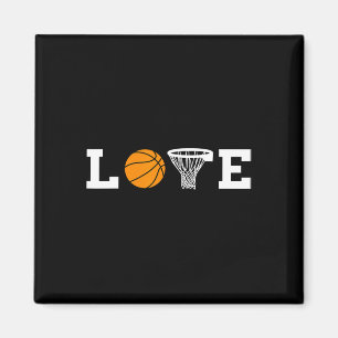 Imán Baloncesto Amor Cesta Baller Jugando Baloncesto S