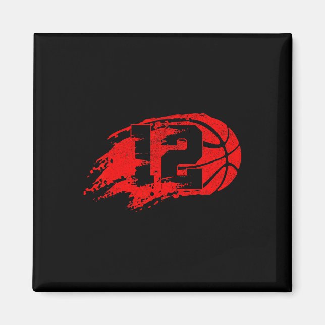 Imán Baloncesto con problemas 12 años de edad Pa (Frente)