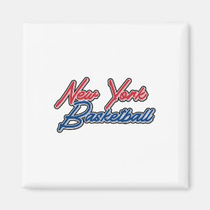 Imán Baloncesto de Nueva York (usa Colors)