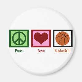 Imán Baloncesto de Peace Love