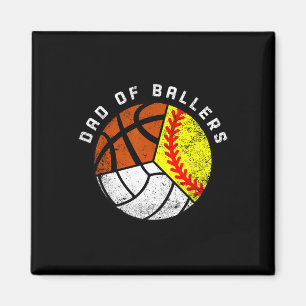 Imán Baloncesto De Voleibol De Papá De Los Ballers