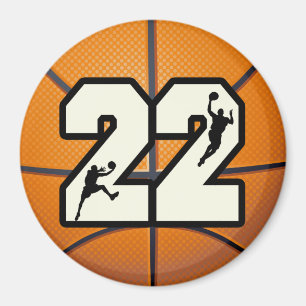 Imán Baloncesto del número 22