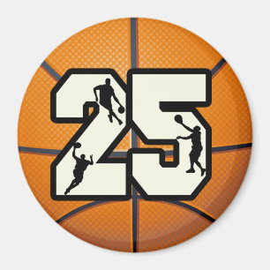 Imán Baloncesto del número 25