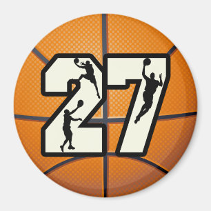 Imán Baloncesto del número 27