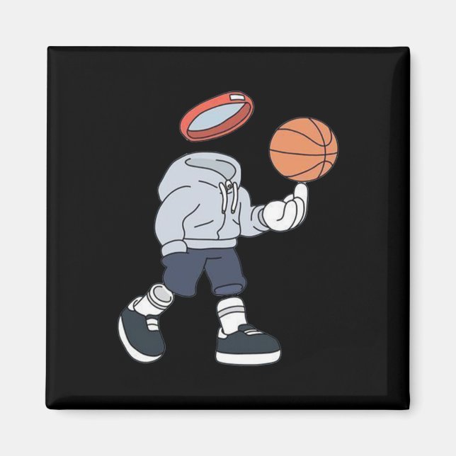 Imán Baloncesto Diseño Baloncesto (Frente)
