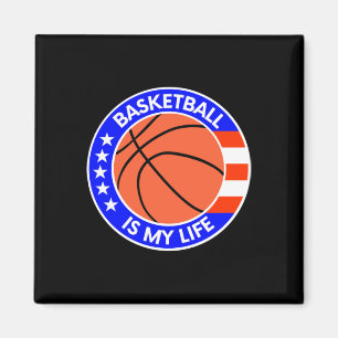 Imán Baloncesto es mi vida es la bandera de los Estados