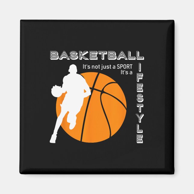 Imán Baloncesto es un estilo de vida - Baloncesto (Frente)
