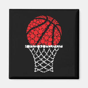 Imán Baloncesto: Feliz Día Del Punto Para Los Niños