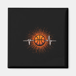 Imán Baloncesto Heartbeat - Amor Por El Juego