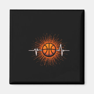 Imán Baloncesto Heartbeat - Amor Por El Juego