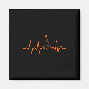 Imán Baloncesto Heartbeat Player Bball Regalo Para Homb