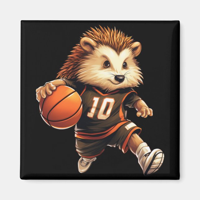 Imán Baloncesto Hedgehog (Frente)