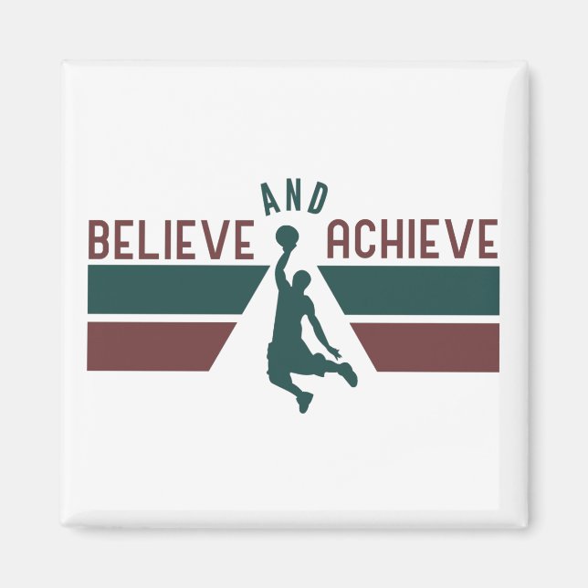 Imán Baloncesto Lover Jugador Ventilador de Baloncesto  (Frente)