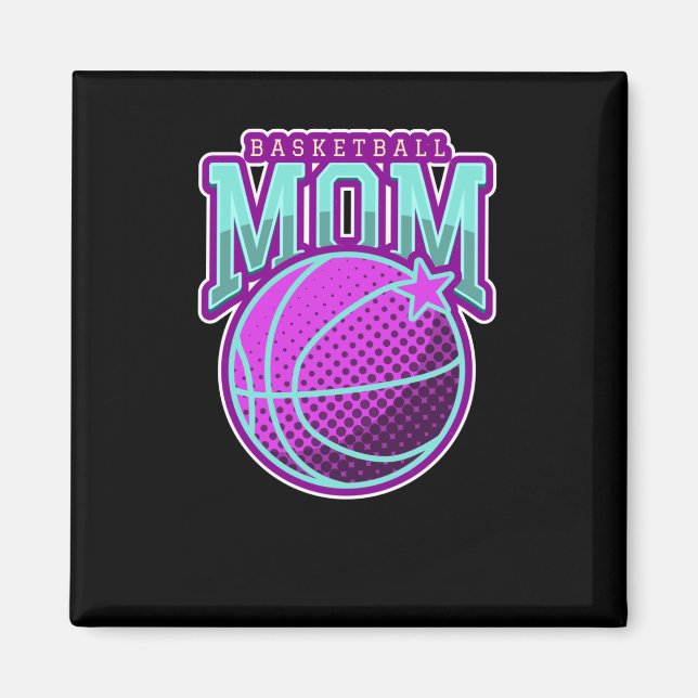 Imán Baloncesto Mamá 4 (Frente)