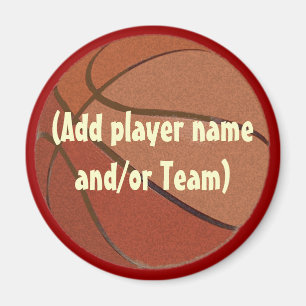 Imán Baloncesto personalizado Magent