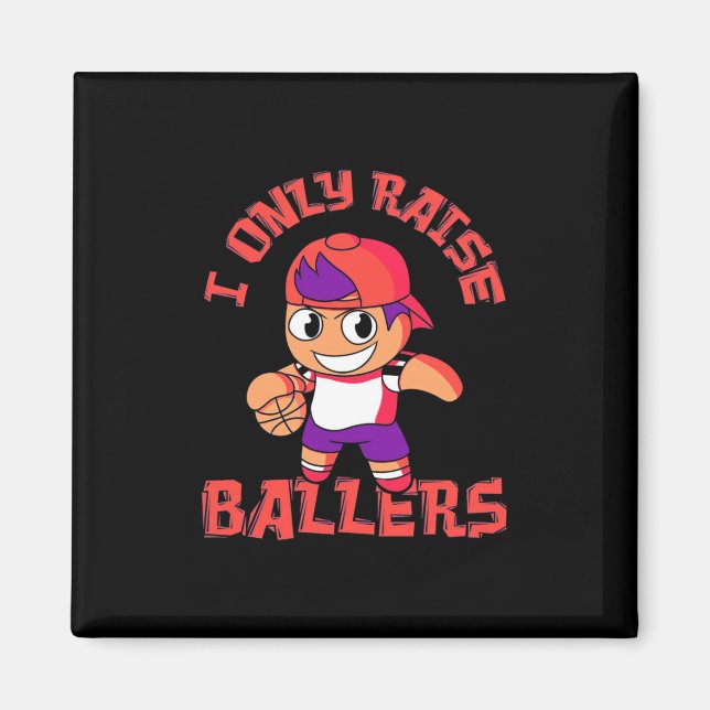 Imán Baloncesto solo levanta baloncesto (Frente)