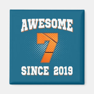 Imán Baloncesto Tonto 7º 2019 7 Años Desde